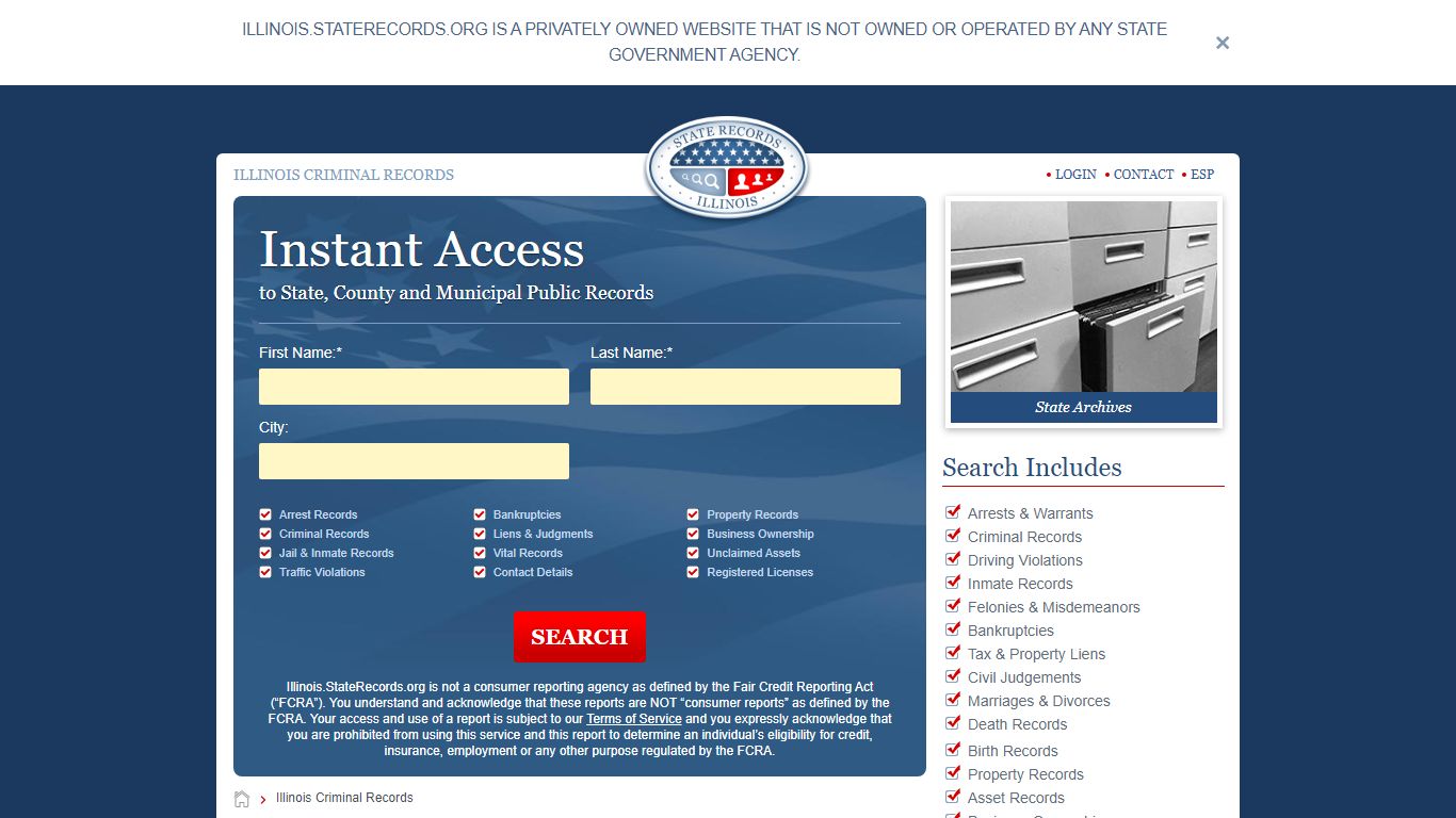 Illinois Criminal Records Online | StateRecords.org